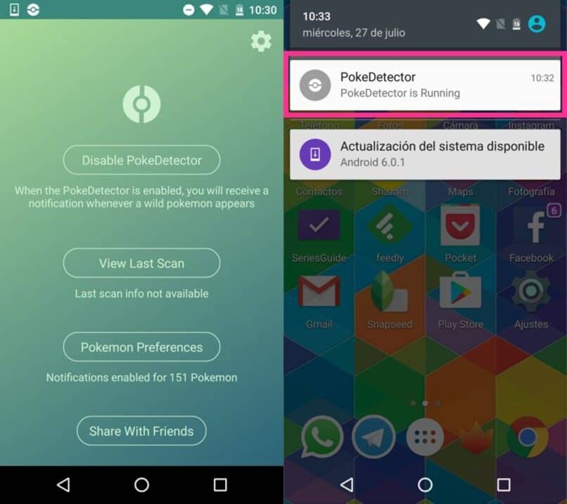 descargar e instalar pokedetector