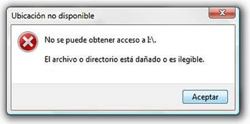 Los archivos corruptos no se pueden procesar