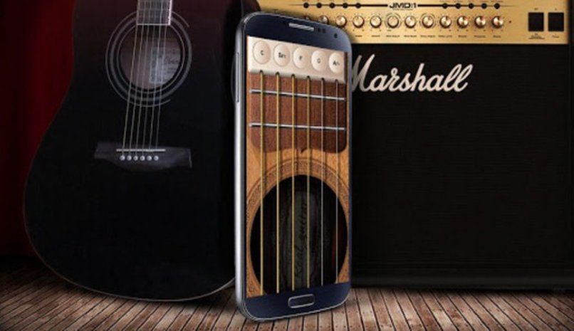 guitarra real instalar teléfono android