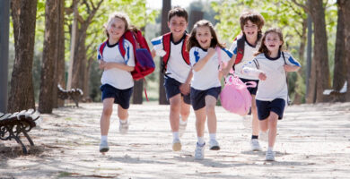 Alegría y positividad en el regreso a la escuela