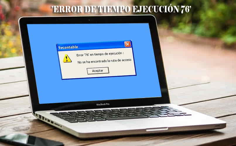 resolver errores de tiempo de ejecución de Windows 76