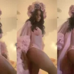 Amara la negra casi desnuda en Instagram