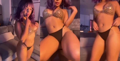 Caomi02 se recupera de la alergia y muestra su pussy