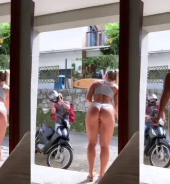 Mira como espero al delivery en cuarentena