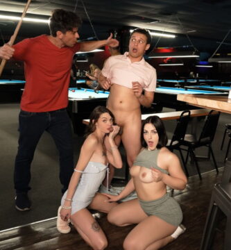 Una noche de noche al billar está comenzando a hacer un sexo inesperado