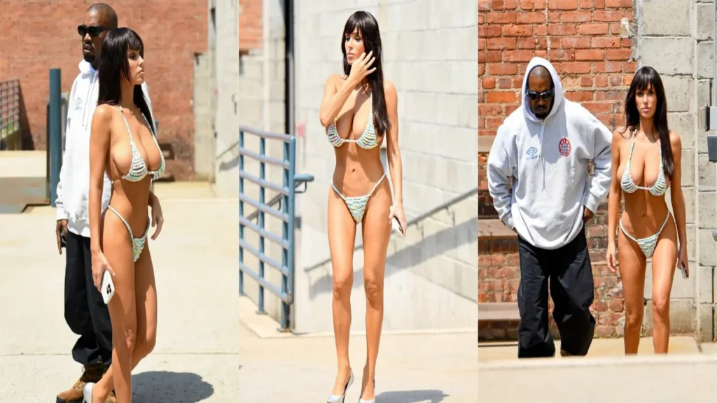 Bianca Censori lenceria en New York