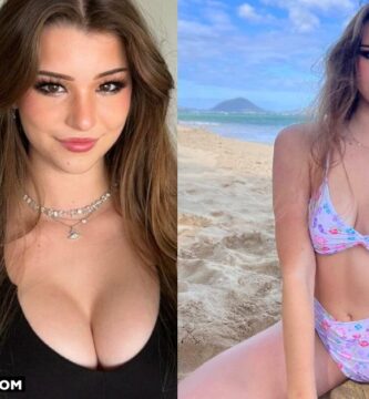 Brooke Monk Sexy Tiktok bailando en bikini