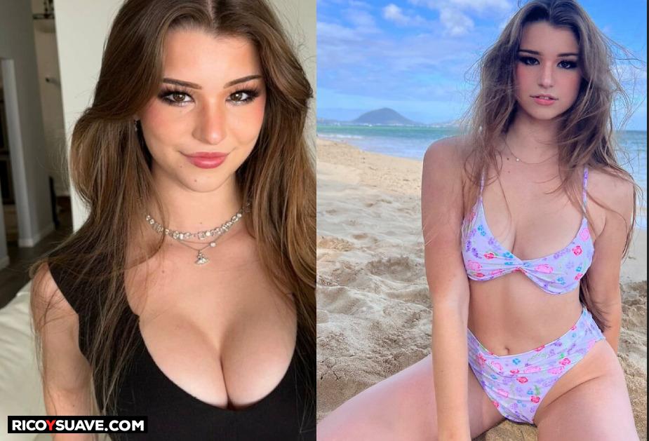 Brooke Monk Sexy Tiktok bailando en bikini