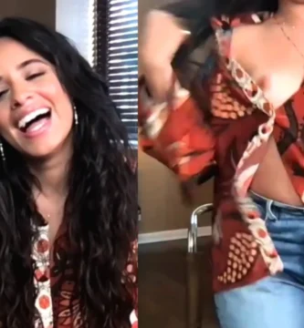 Camila Cabello descuido en plena entrevista
