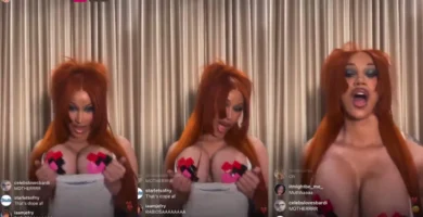 Cardi B se calienta en instagram