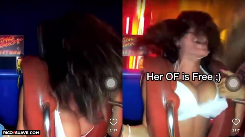 Casi se le salen las tetas de tan grandes viral