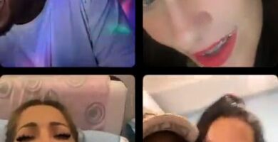 Hacen una orgia en un live