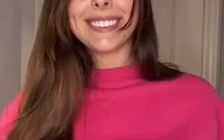 Hermosas tetas de la rubia Tik Tok