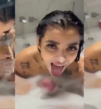 Karely Ruiz mamando verga en jacuzzi