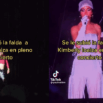 Kimberly loaiza se le subio la falda