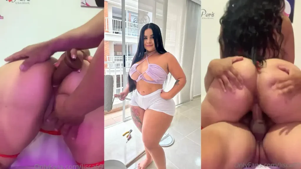 Liseth Casas masturbandose con dildo y follando