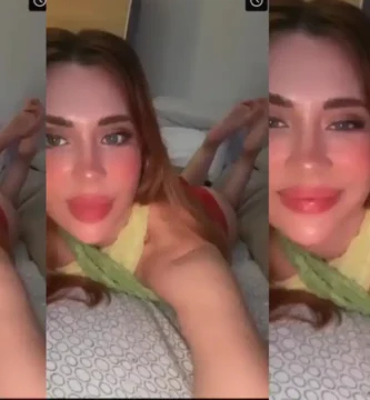 Lizy P moviendo la cola