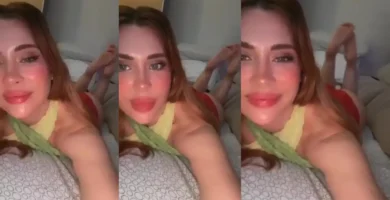 Lizy P moviendo la cola