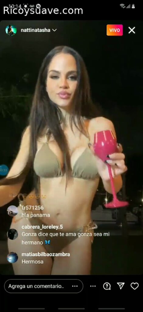 Natti Natasha live Instagram sexy