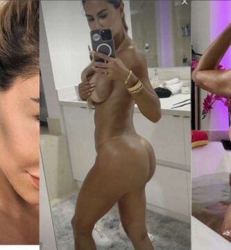 Ninel Conde desnuda en el bano