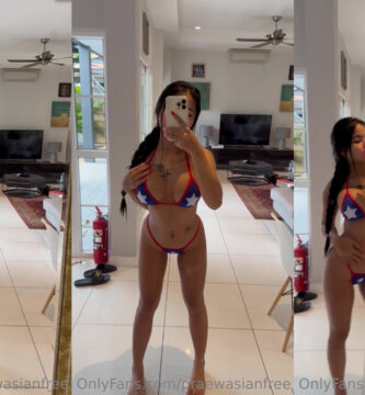 PraewAsian Teases Her Huge Melons in Rare Nude Leak Video