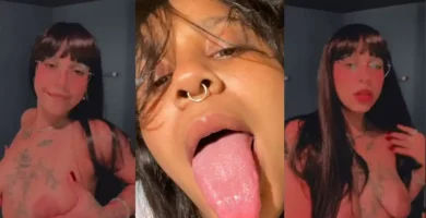 Tokischa tocandose las tetas