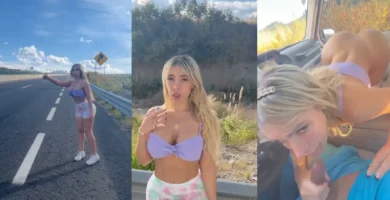 Vanessa Bohorquez pide un aventon y termina mamando