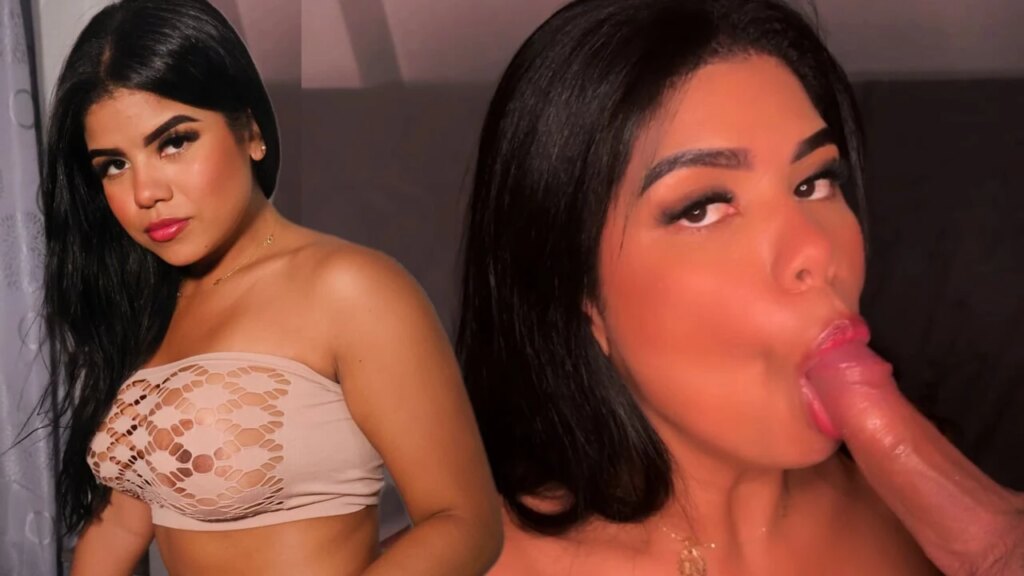 Robando cabeza y pollas grandes mientras le meten la polla dentro - Povinglirl